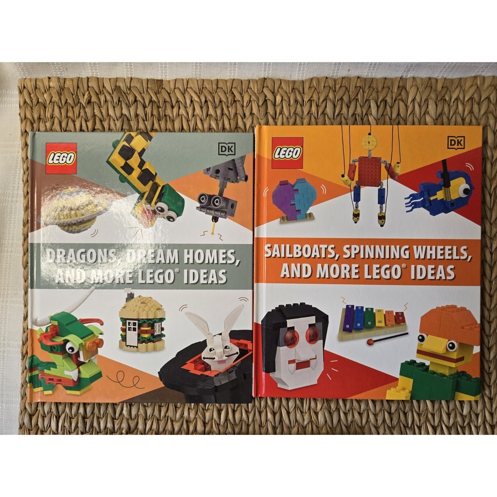 Lot of 7 DK Lego Bulding, Creating, Imagination Books Kids Beginners EUC - Picture 2 of 5